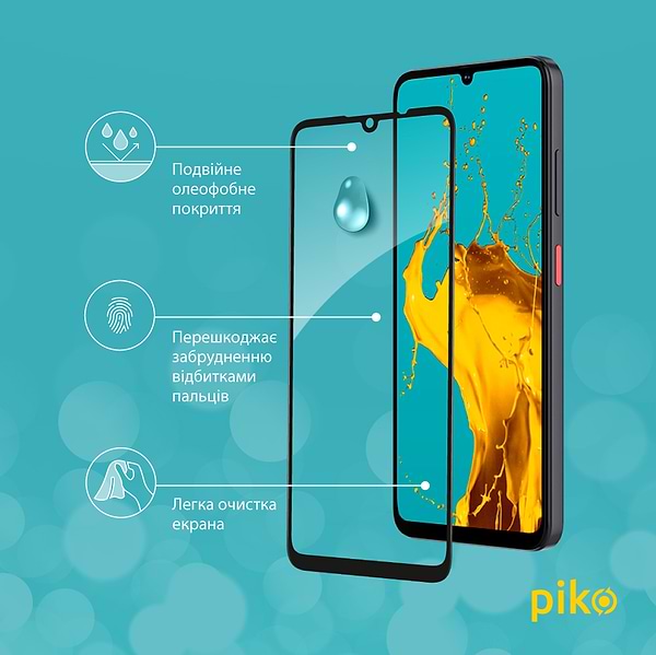 Фото - Защитное стекло для смартфона Piko 9H for ZTE Blade A56 Black (1283126635670)
