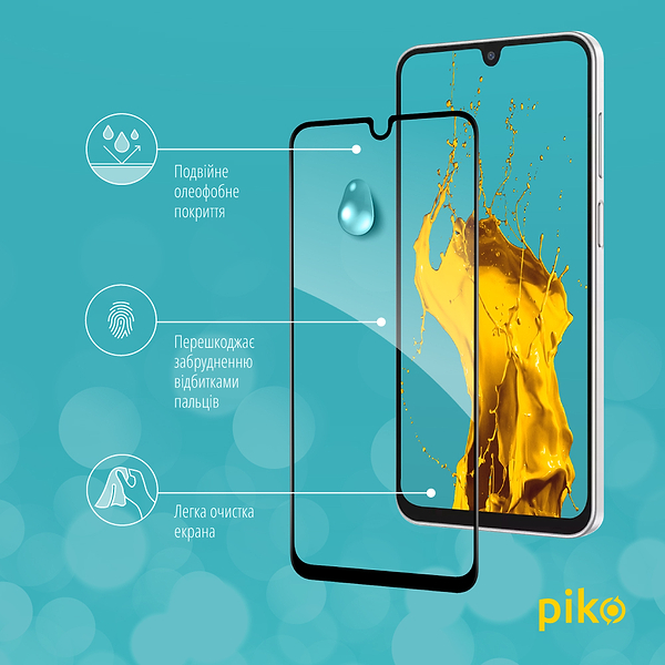 Фото - Защитное стекло для смартфона Piko 9H for Samsung Galaxy F16 / A16 / M16 Black (1283126620263)
