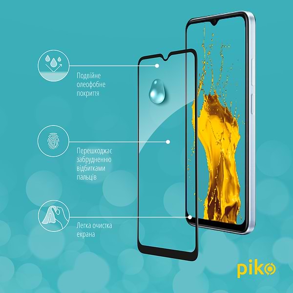 Фото - Защитное стекло для смартфона Piko Full Glue for Xiaomi Poco C50 Black (1283126589676)