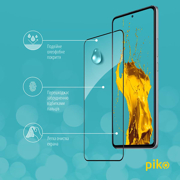 Фото - Захисне скло для смартфону Piko Full Glue for Xiaomi Poco F5 Pro (1283126589911)