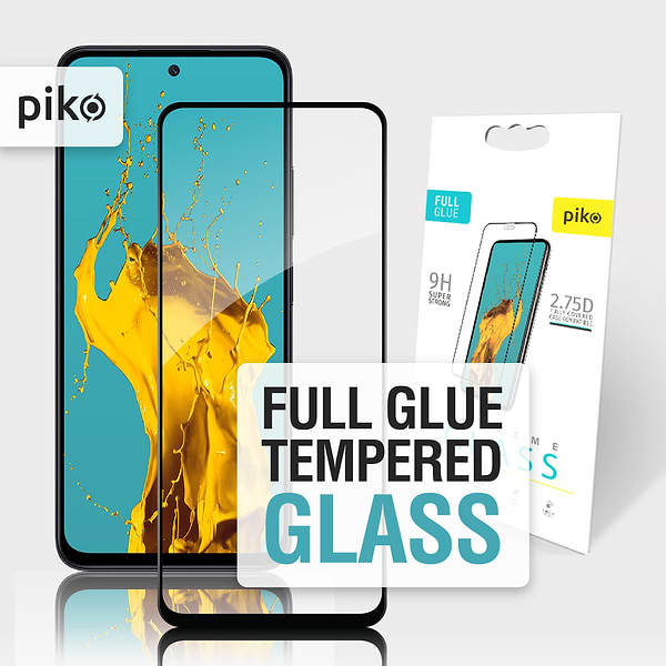 Фото - Защитное стекло для смартфона Piko Full Glue for Xiaomi Redmi 13 Black (1283126592942)