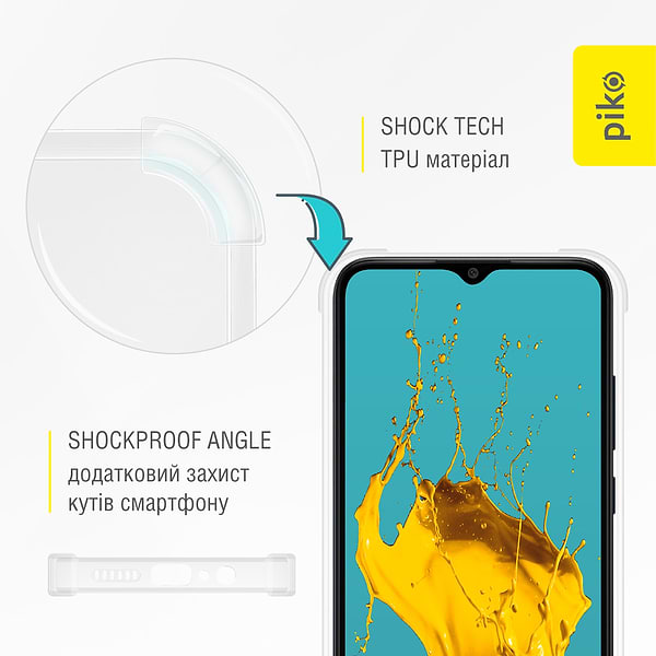 Фото - Чохол для смартфону Piko Shockproof for Samsung A04e
 
Bright (1283126566653)