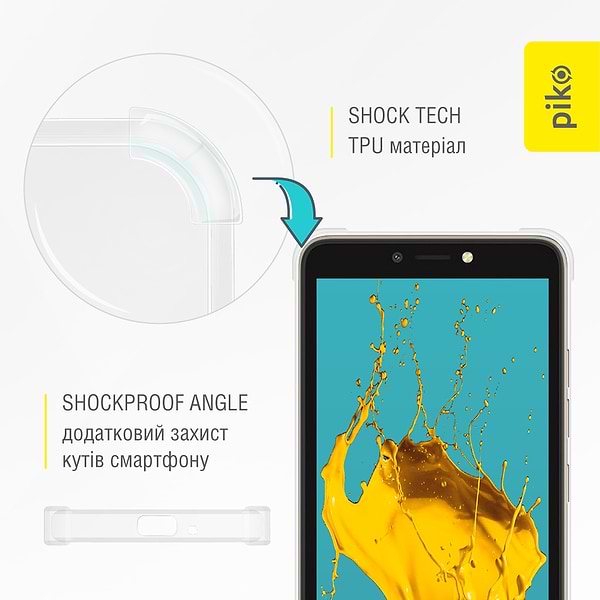 Фото - Чохол для смартфону
 Piko Shockproof for Tecno Pop 2F (1283126555268)