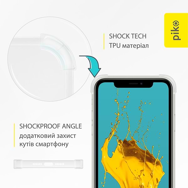 Фото - Чохол для смартфону Piko TPU Shockproof for Apple iPhone 11 Light (1283126610011)