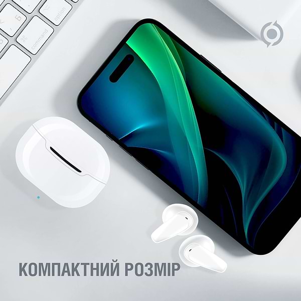 Фото - Навушники вкладиші бездротові TWS Piko MiniJoy White (1283126583421)