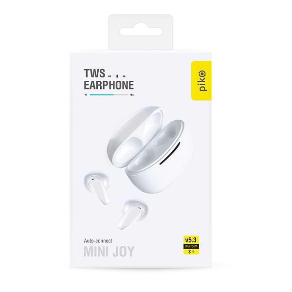 Фото - Навушники вкладиші бездротові TWS Piko MiniJoy White (1283126583421)