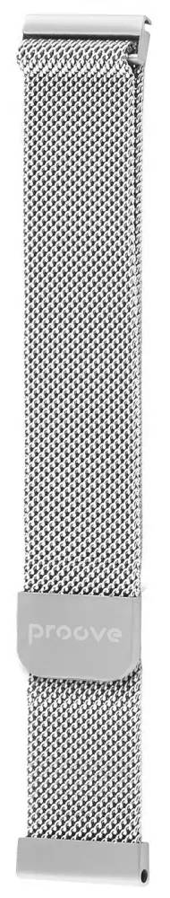Ремінець для смарт-годинника Proove Metal Loop 20 mm silver (WBMLUW20MM29)