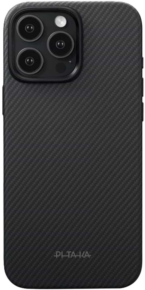 Чохол для смартфону Pitaka Summa UltraGuard Classic Twill 600D Black/Grey for iPhone 16 Pro Max (KI1603PMPA)