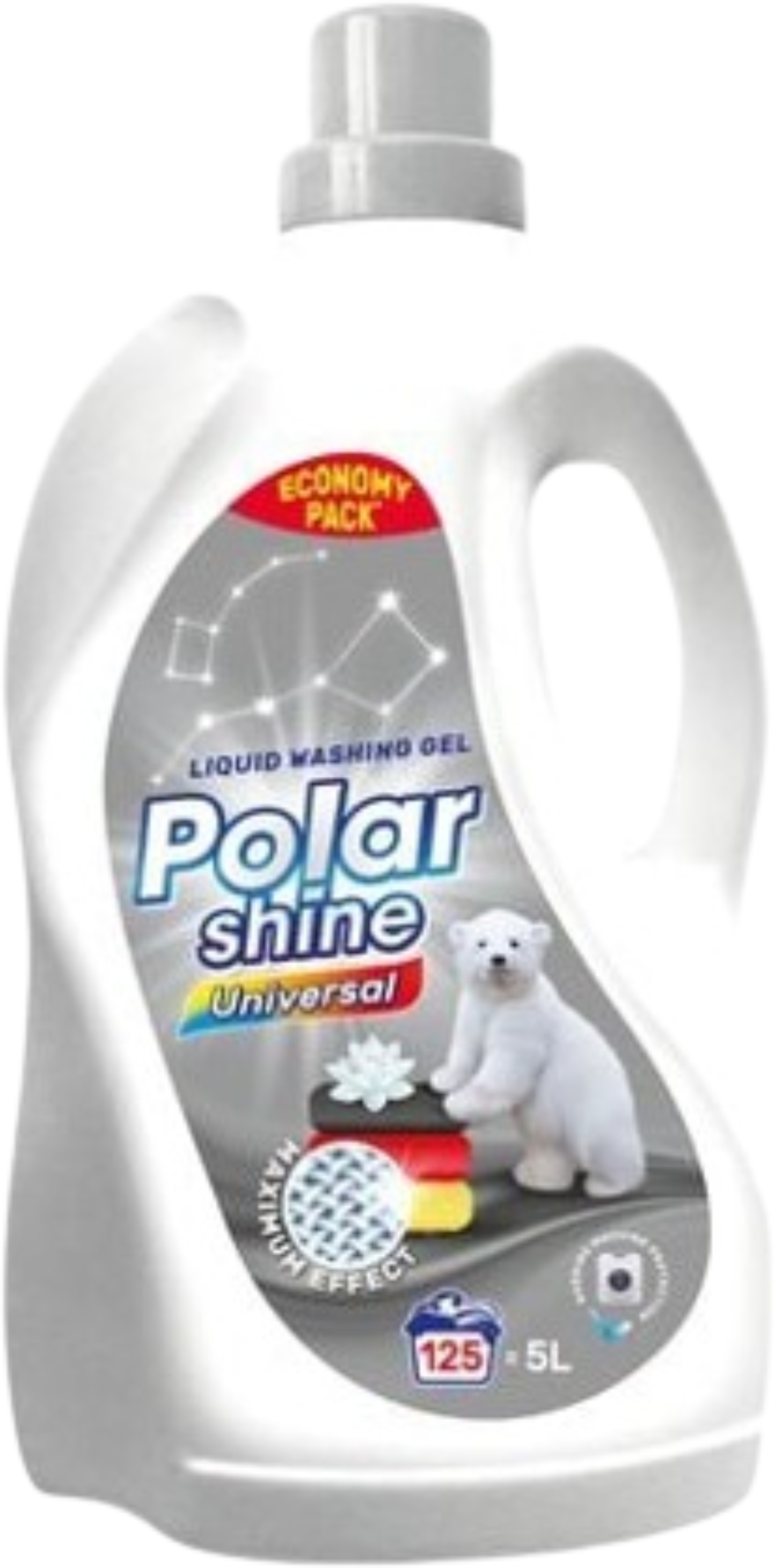 Гель для прання Polar Shine Universal для біл. та кольор. білизни 5 л - Фото 1
