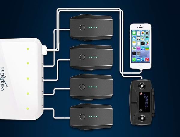 Фото - Зарядний пристрій для квадрокоптера PowerPlant Multi Beyondsky for DJI Mavic Pro (CH980192)