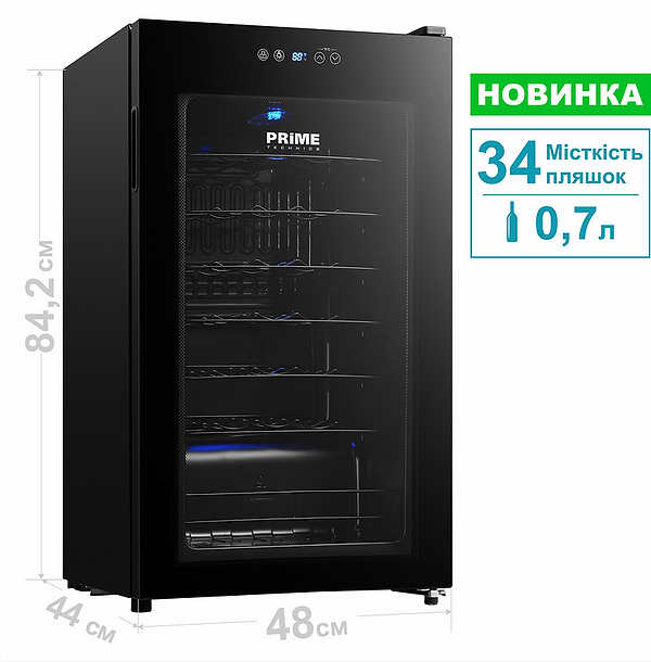 Фото - Винна шафа Prime Technics PWC 8634 EB