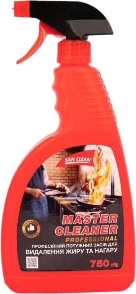 Засіб для видалення жиру San Clean Мастер Клинер Professional (4820003543856) - Фото 1