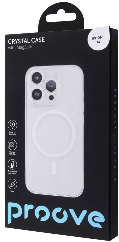 Фото - Чохол для смартфону Proove Crystal Case with Magnetic Ring iPhone 14 Transparent (PCCCIP140001)