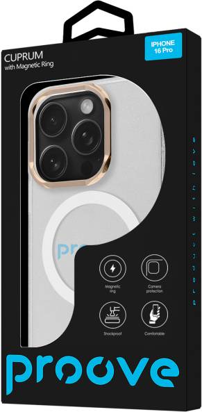 Фото - Чехол для смартфона Proove Cuprum Case with Magnetic Ring iPhone 16 Pro White (PCCMIP16P014)
