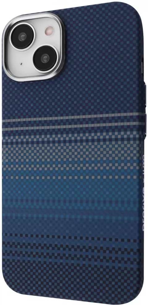 Чехол для смартфона Proove Gleam Case with Magnetic Ring iPhone 14 blue stripes (PCGCIP140064)