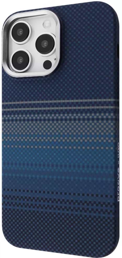 Чохол для смартфону Proove Gleam Case with Magnetic Ring iPhone 14 Pro Max blue stripes (PCGCIP14PM64)