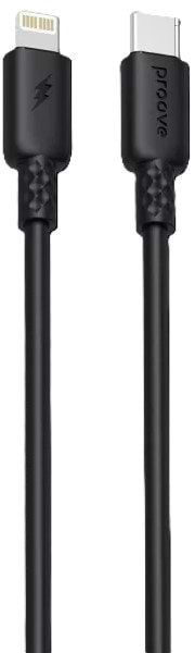 Кабель Proove GridLine Type-C to Lightning 27W 1m black (CCGL27002101)
