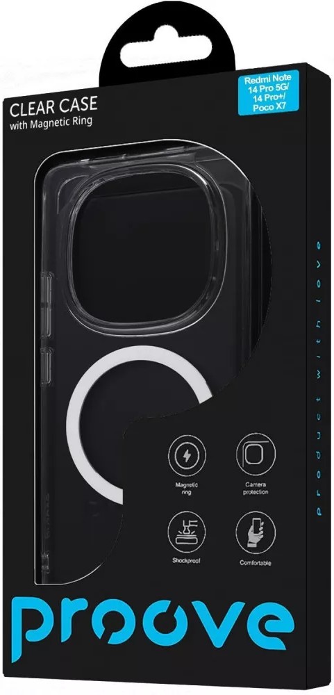 Фото - Чохол для смартфону Proove Magnetic Ring Xiaomi Redmi Note 14 Pro 5G/14 Pro+/Poco X7 transparent (PCCLXRPP1401)