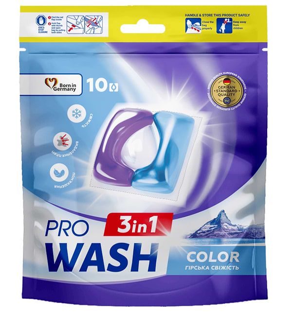 Фото - Капсули для прання ProWash Гірська свіжість 10 шт