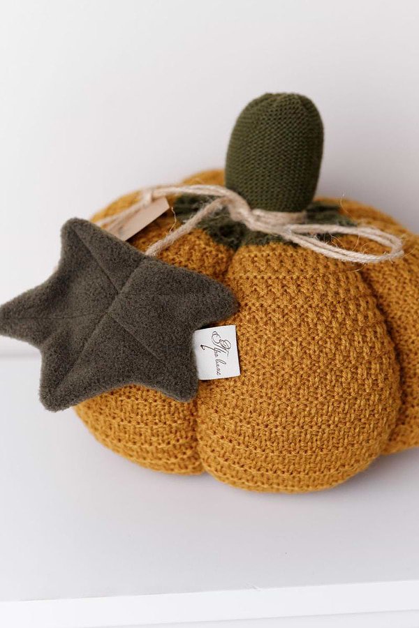 Фото - Подушка декоративная Прованс Pumpkin охра D25 см (040270)