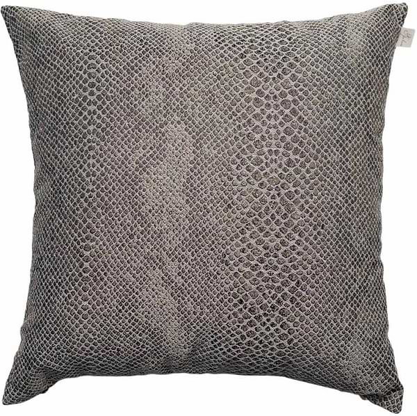Фото - Подушка декоративна Прованс PYTHON сіра 45х45 см (043156)