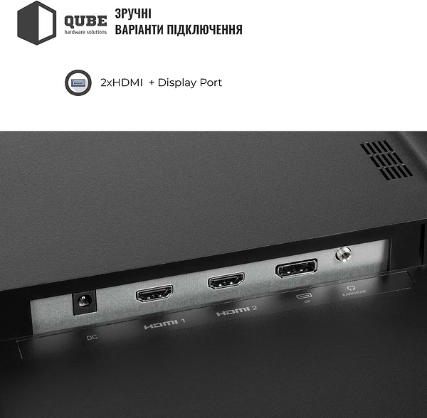 Фото - Монитор QUBE B27Q100Plus-IPS