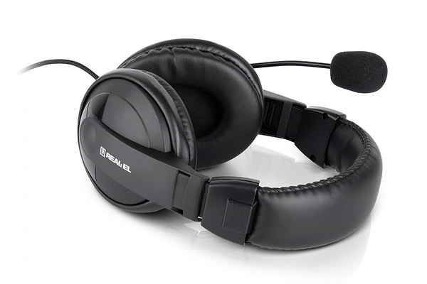 Фото - Гарнітура дротова REAL-EL GD-750MV черная