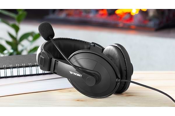 Фото - Гарнітура дротова REAL-EL GD-750MV черная