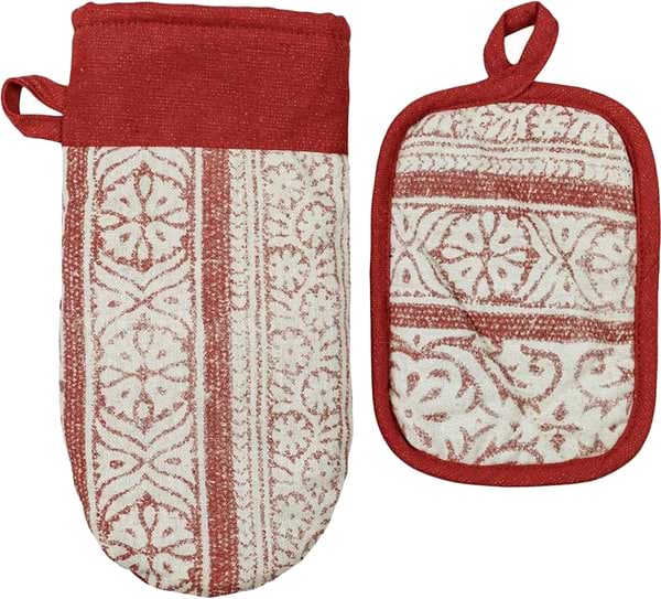 Фото - Набір прихваток Прованс Red 15х20 см 29х15 см (030494)