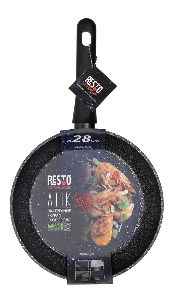 Фото - Сковорода универсальная RESTO ATIK 28 см (93404)