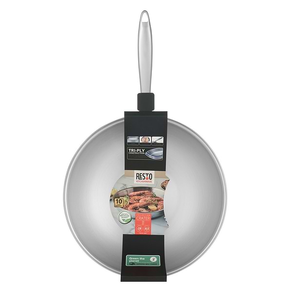 Фото - Сковорода ВОК RESTO CRATER 28 см (95004)