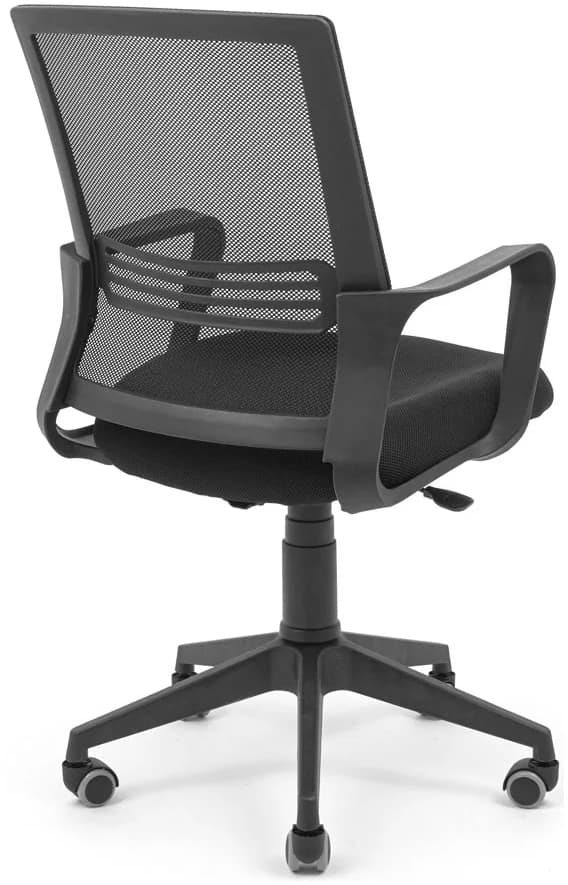 Фото - Крісло офісне Richman Джина Пластик Піастра Сітка чорна