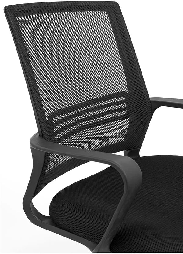 Фото - Крісло офісне Richman Джина Пластик Піастра Сітка чорна