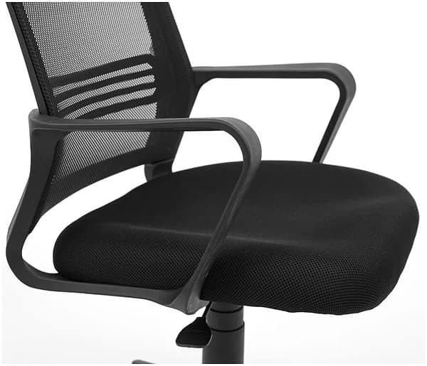 Фото - Крісло офісне Richman Джина Пластик Піастра Сітка чорна