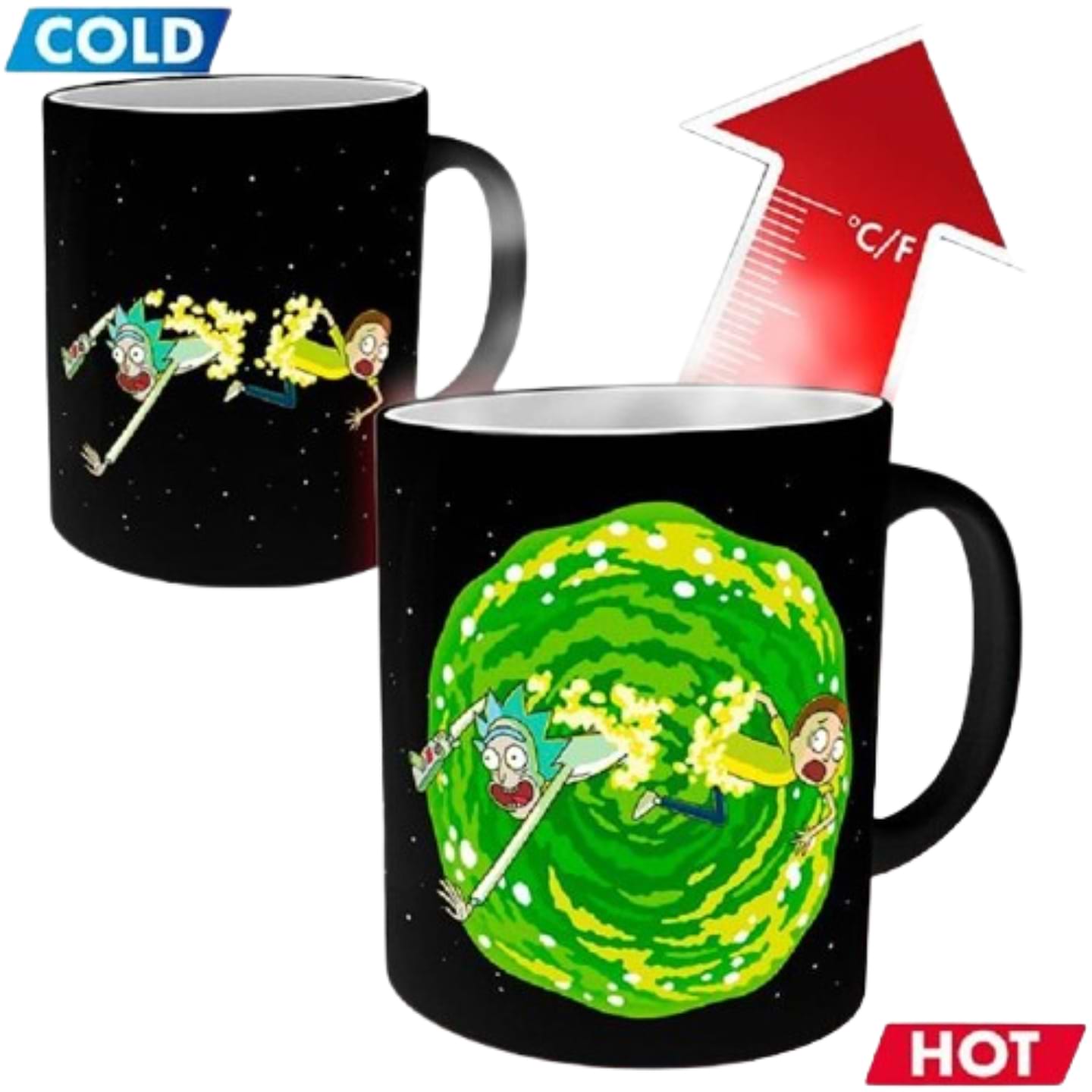 Чашка Rick and Morty Portal 320 мл (MGH0053)