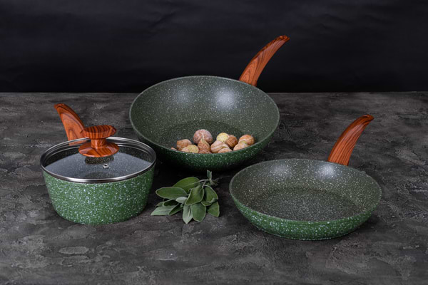 Фото - Сковорода ВОК Ringel Pesto 28 см (RG-1137-28 w)