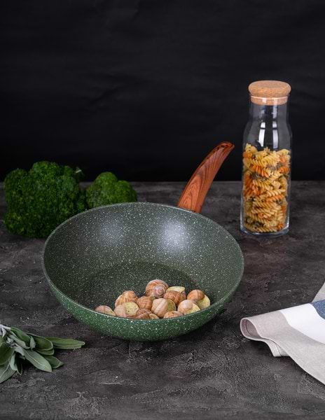 Фото - Сковорода ВОК Ringel Pesto 28 см (RG-1137-28 w)