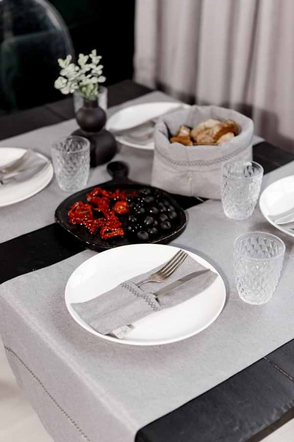 Фото - Скатертина раннер Прованс RINO сірий 40х140 см (037146)