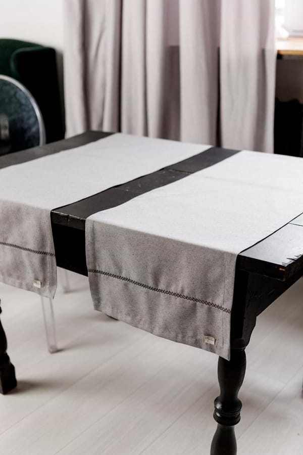 Фото - Скатертина раннер Прованс RINO сірий 40х140 см (037146)