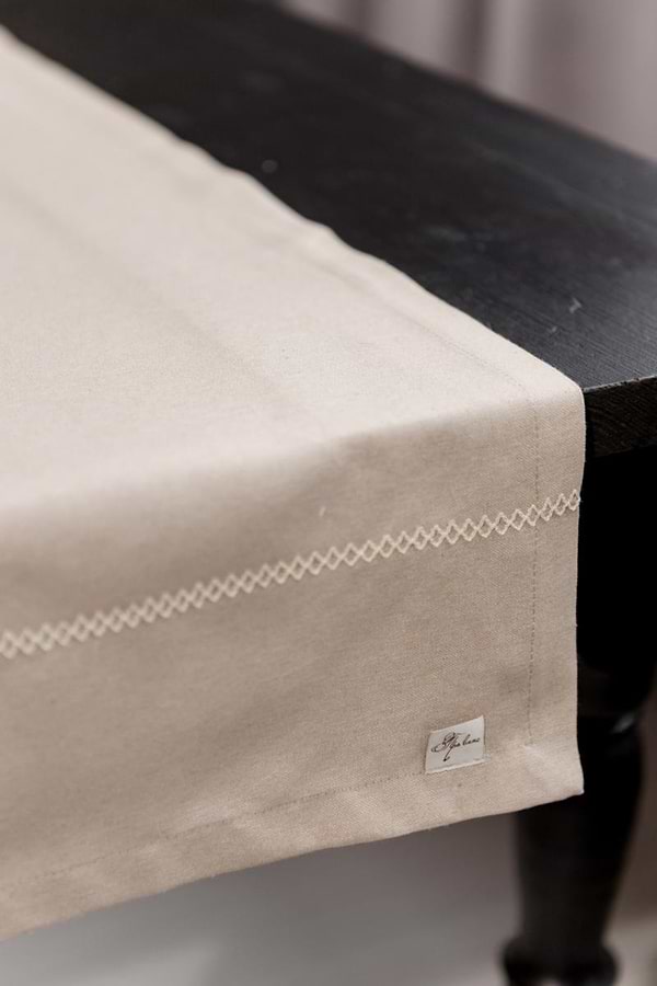 Фото - Скатертина раннер Прованс RINO бежевий 40х140 см (038536)