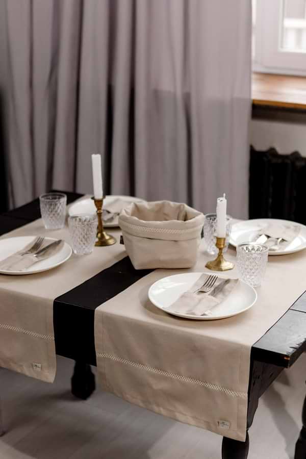 Фото - Скатертина раннер Прованс RINO бежевий 40х140 см (038536)