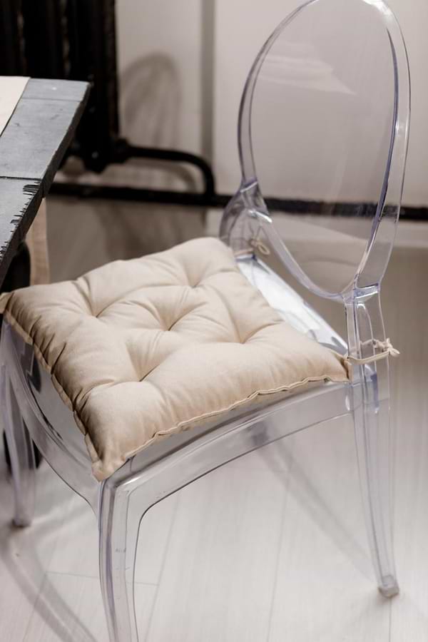 Фото - Подушка для стула Прованс RINO бежевая 40х40 см (038560)