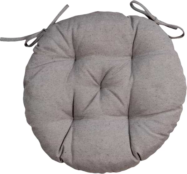 Фото - Подушка для стула Прованс RINO серая D40 см (037229)