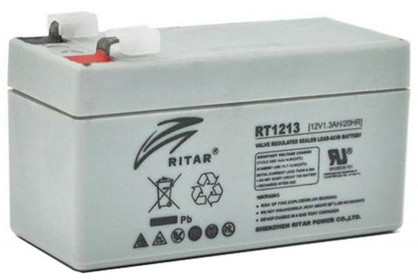 Фото - Аккумулятор для ИБП Ritar AGM RT1213 12V 1.3Ah
