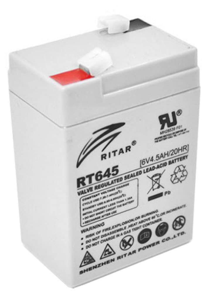 Аккумулятор для ИБП Ritar AGM RT645 6V 4.5Ah