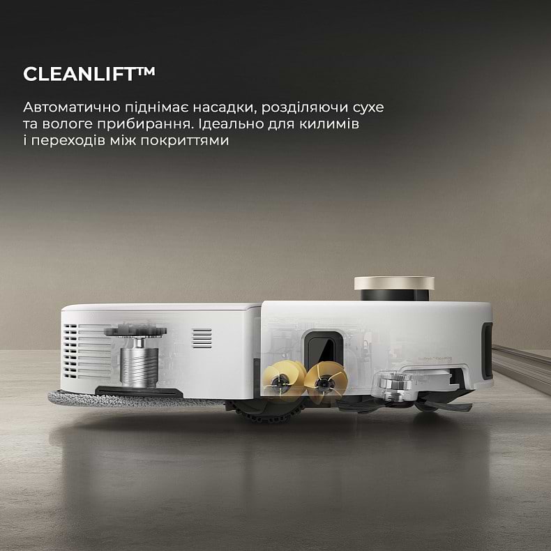 Фото - Робот-пилосос миючий Mova V50 Ultra Complete White EUA