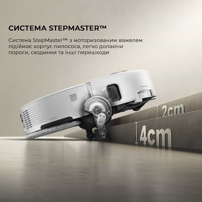 Фото - Робот-пилосос миючий Mova V50 Ultra Complete White EUA
