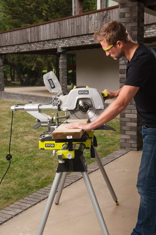 Фото - Пила торцевая Ryobi EMS305RG