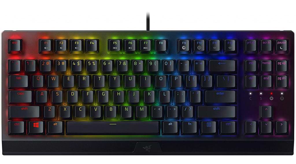 Уцінка - Клавіатура дротова ігрова Razer BlackWidow V3 TKL RU (RZ03-03490700-R3R1) #