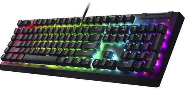 Фото - Клавиатура проводная игровая Razer BlackWidow V4 X Green Switch RU (RZ03-04700800-R3R1)